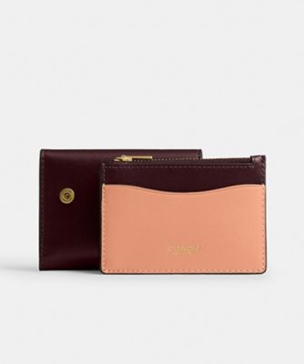 エッセンシャル カード ホルダー ウォレット・カラーブロック